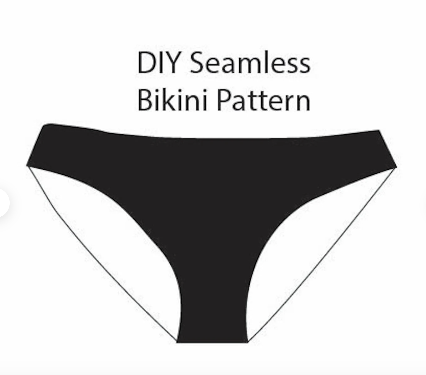DIY, V Cut Bikini Bottom